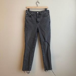 Madewell The Perfect Vintage Jean, Lunar (Black) Wash - Size 28